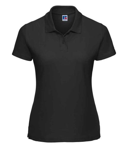 Russell Lds 65/35 Pique Polo - Black - 10